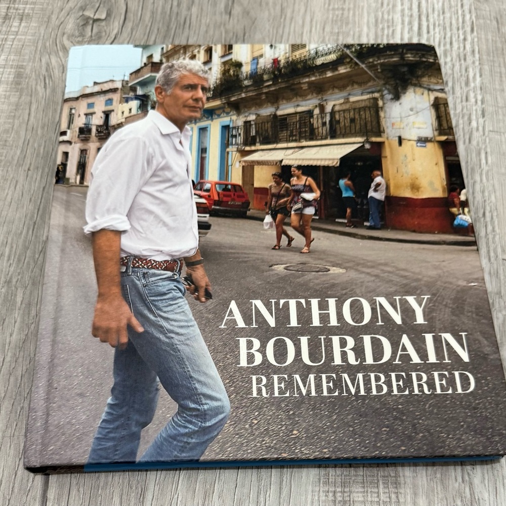 Anthony Bourdain Remembered Hardcover Book